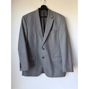 Ralph Lauren Men's Blazer Sport Coat Size 42R Business Casual Gray houndstooth